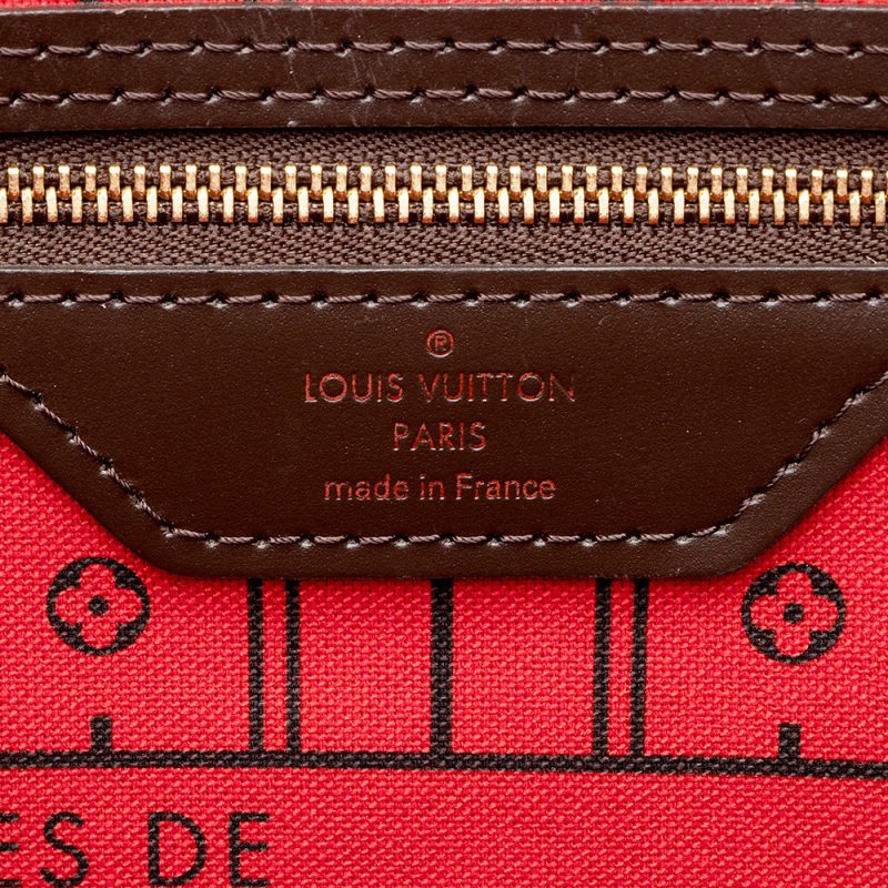 Louis Vuitton Damier Ebene Neverfull MM Tote (SHF-17044) - Image 7