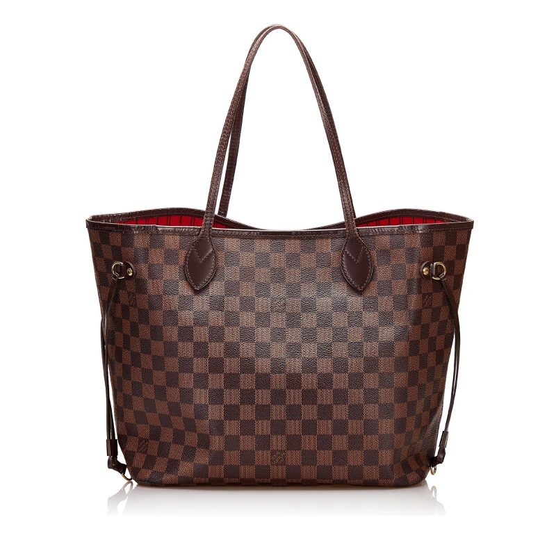 Louis Vuitton Damier Ebene Neverfull MM (SHG-35516) - Image 2
