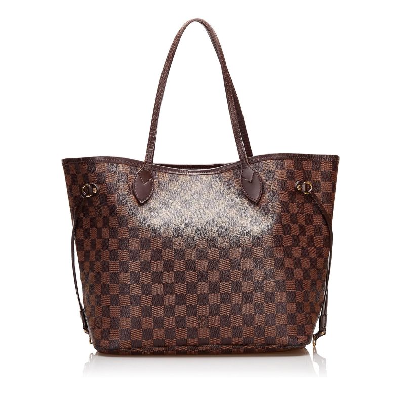 Louis Vuitton Damier Ebene Neverfull MM (SHG-35516) - Image 9
