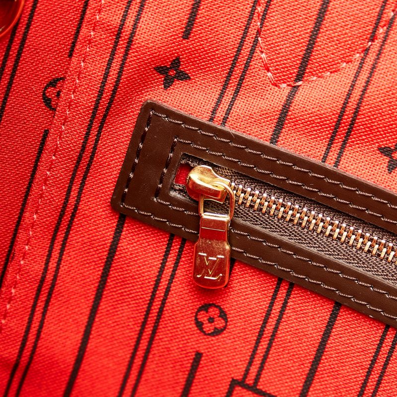 Louis Vuitton Damier Ebene Neverfull MM (SHG-36535) - Image 8