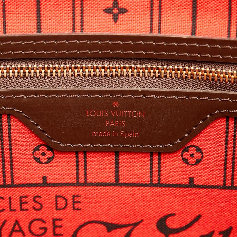 Louis Vuitton Damier Ebene Neverfull MM (SHG-36535) - Image 6