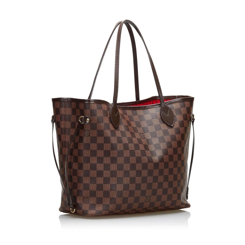 Louis Vuitton Damier Ebene Neverfull MM (SHG-36535)