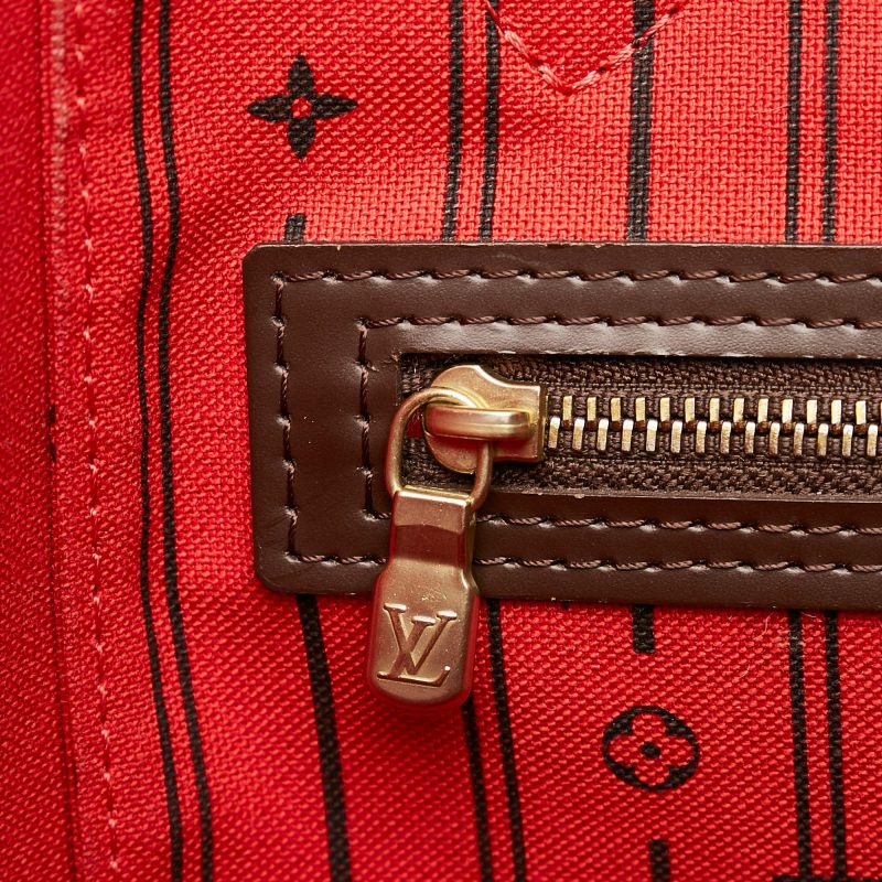 Louis Vuitton Damier Ebene Neverfull MM (SHG-36613) - Image 8