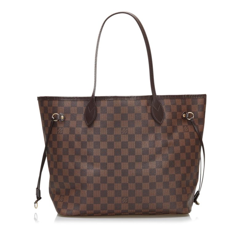 Louis Vuitton Damier Ebene Neverfull MM (SHG-36613) - Image 9