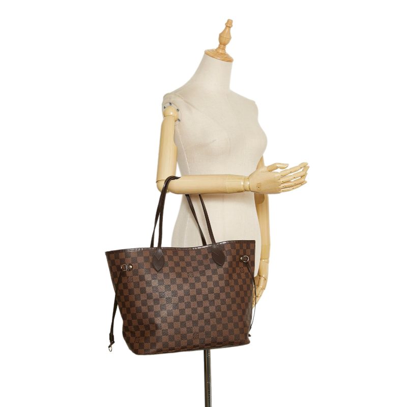 Louis Vuitton Damier Ebene Neverfull MM (SHG-36613) - Image 4