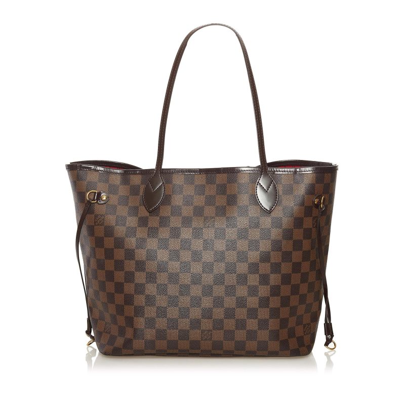 Louis Vuitton Damier Ebene Neverfull MM (SHG-36763) - Image 2