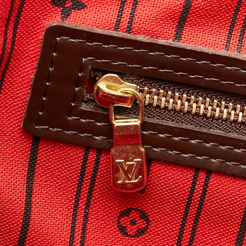 Louis Vuitton Damier Ebene Neverfull MM (SHG-36763) - Image 8