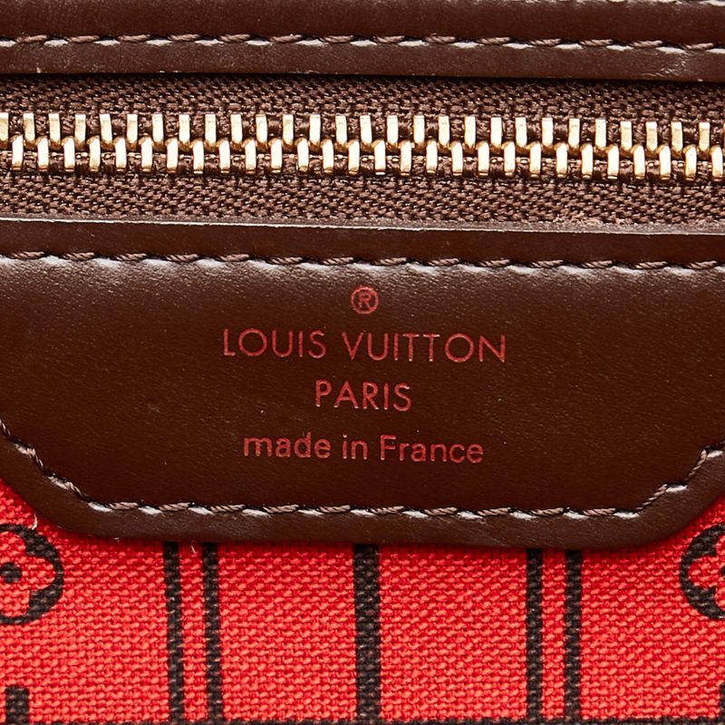 Louis Vuitton Damier Ebene Neverfull MM (SHG-36763) - Image 6