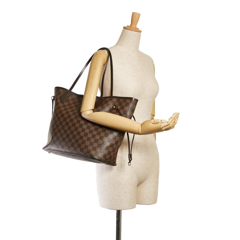Louis Vuitton Damier Ebene Neverfull MM (SHG-36763) - Image 4