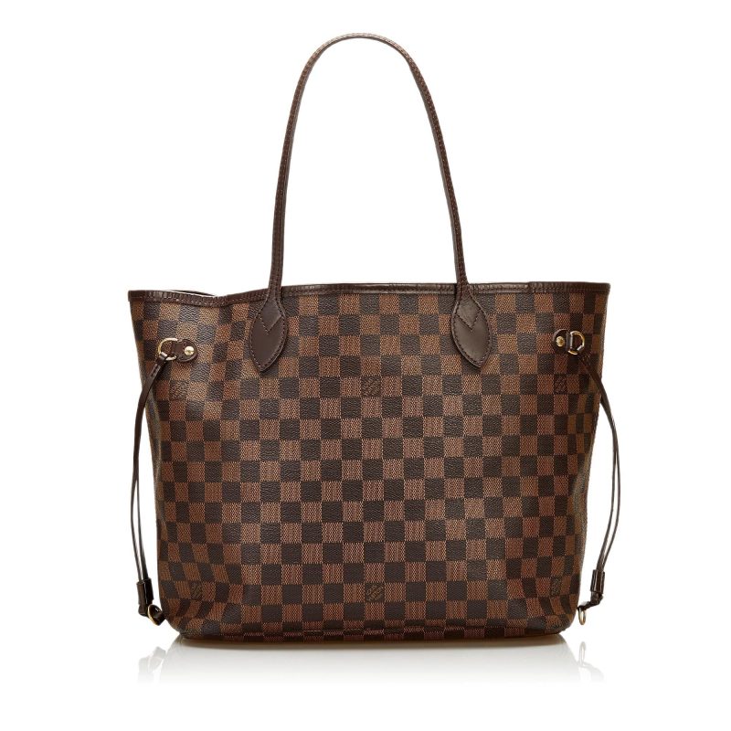Louis Vuitton Damier Ebene Neverfull MM (SHG-36950) - Image 2