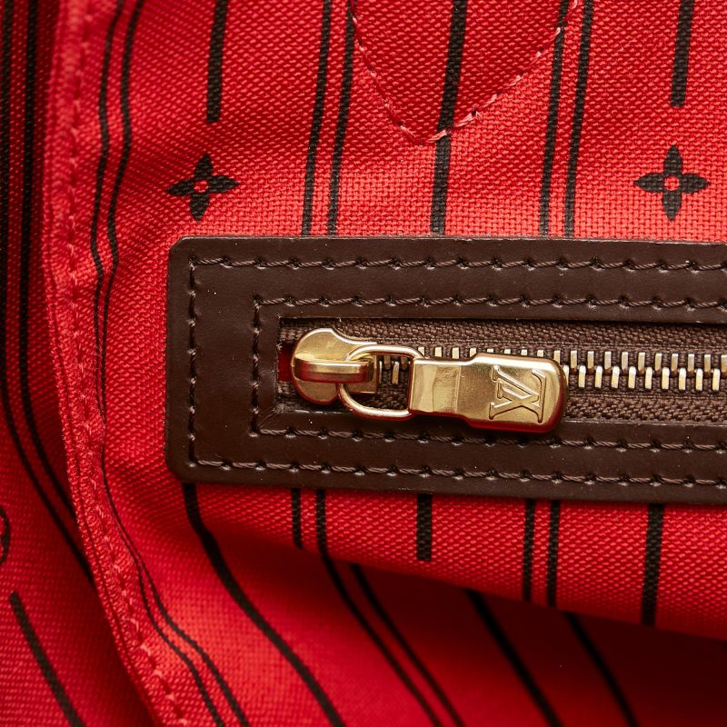 Louis Vuitton Damier Ebene Neverfull MM (SHG-36950) - Image 8