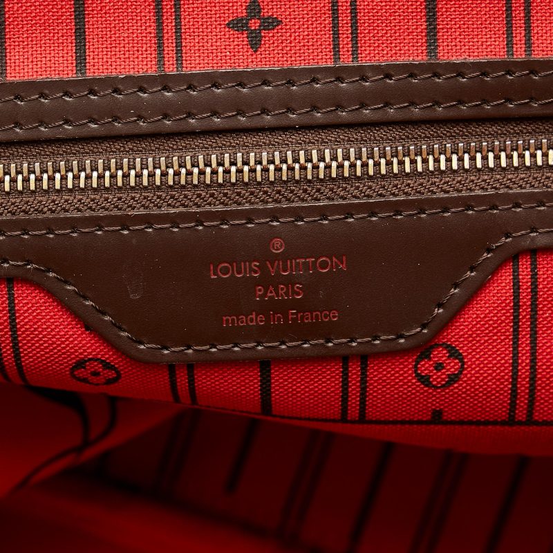 Louis Vuitton Damier Ebene Neverfull MM (SHG-36950) - Image 6