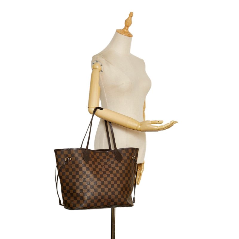 Louis Vuitton Damier Ebene Neverfull MM (SHG-36950) - Image 4