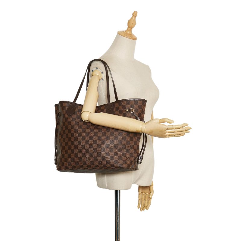 Louis Vuitton Damier Ebene Neverfull MM (SHG-37015) - Image 4