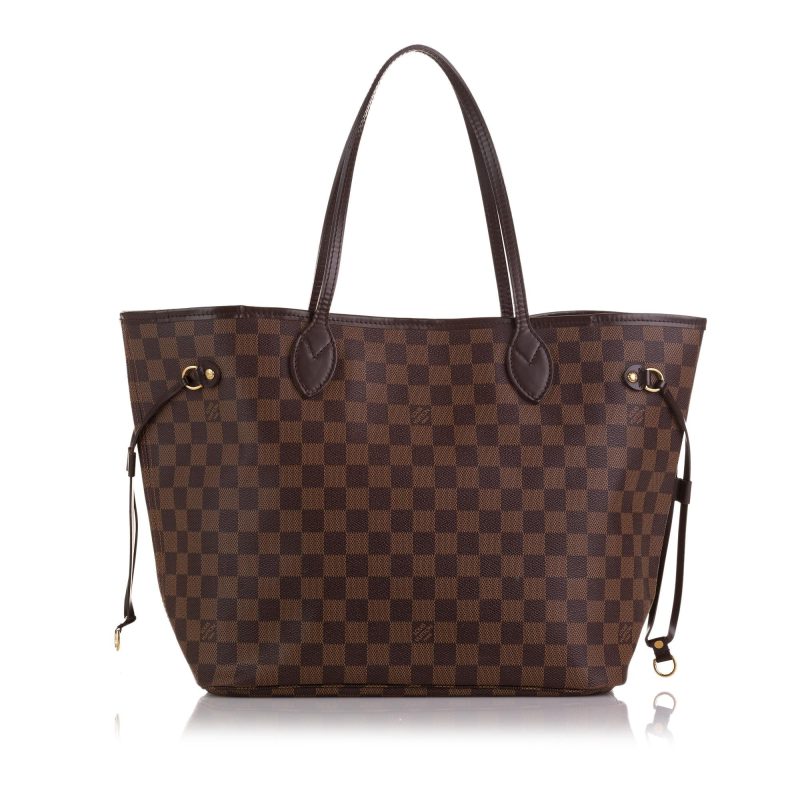 Louis Vuitton Damier Ebene Neverfull MM (SHG-iXDDhR) - Image 2