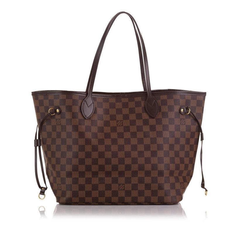 Louis Vuitton Damier Ebene Neverfull MM (SHG-iXDDhR) - Image 9