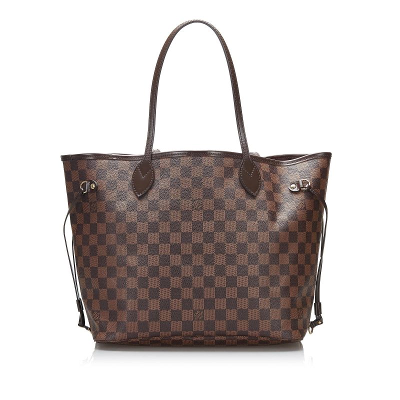 Louis Vuitton Damier Ebene Neverfull MM (SHG-8rSnWv) - Image 9