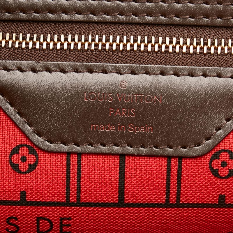 Louis Vuitton Damier Ebene Neverfull MM (SHG-8rSnWv) - Image 6