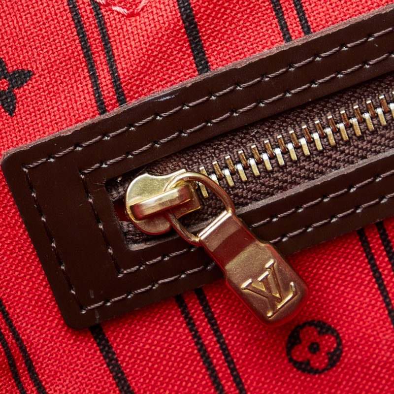 Louis Vuitton Damier Ebene Neverfull MM (SHG-QR88oM) - Image 7