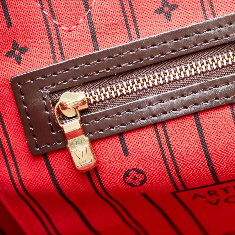 Louis Vuitton Damier Ebene Neverfull MM (SHG-O1toAD) - Image 8