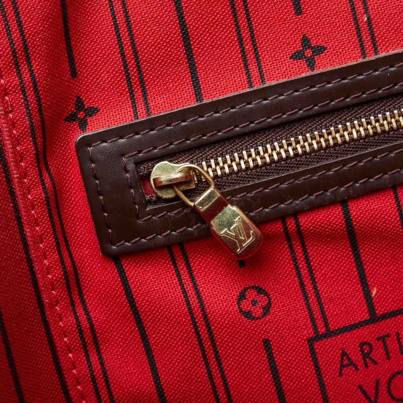 Louis Vuitton Damier Ebene Neverfull MM (SHG-wzMcJo) - Image 8