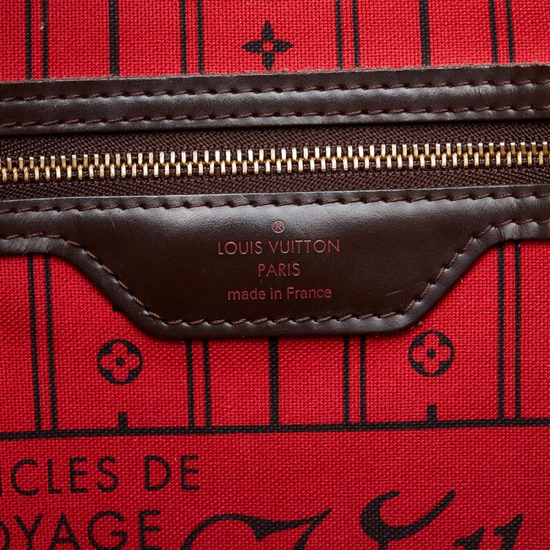 Louis Vuitton Damier Ebene Neverfull MM (SHG-wzMcJo) - Image 6
