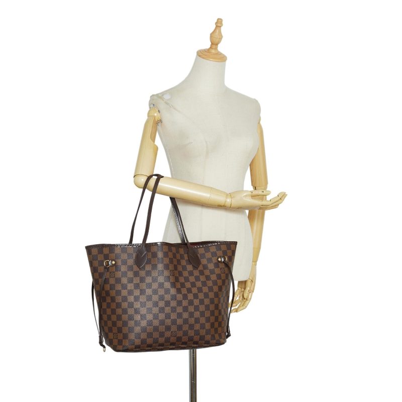 Louis Vuitton Damier Ebene Neverfull MM (SHG-wzMcJo) - Image 4