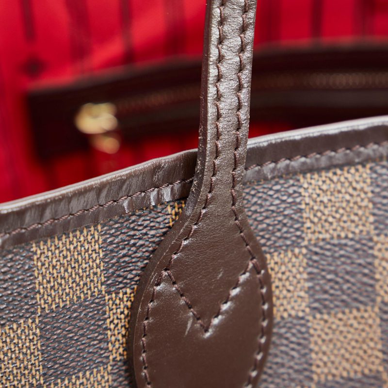 Louis Vuitton Damier Ebene Neverfull MM (SHG-gGAqCN) - Image 9