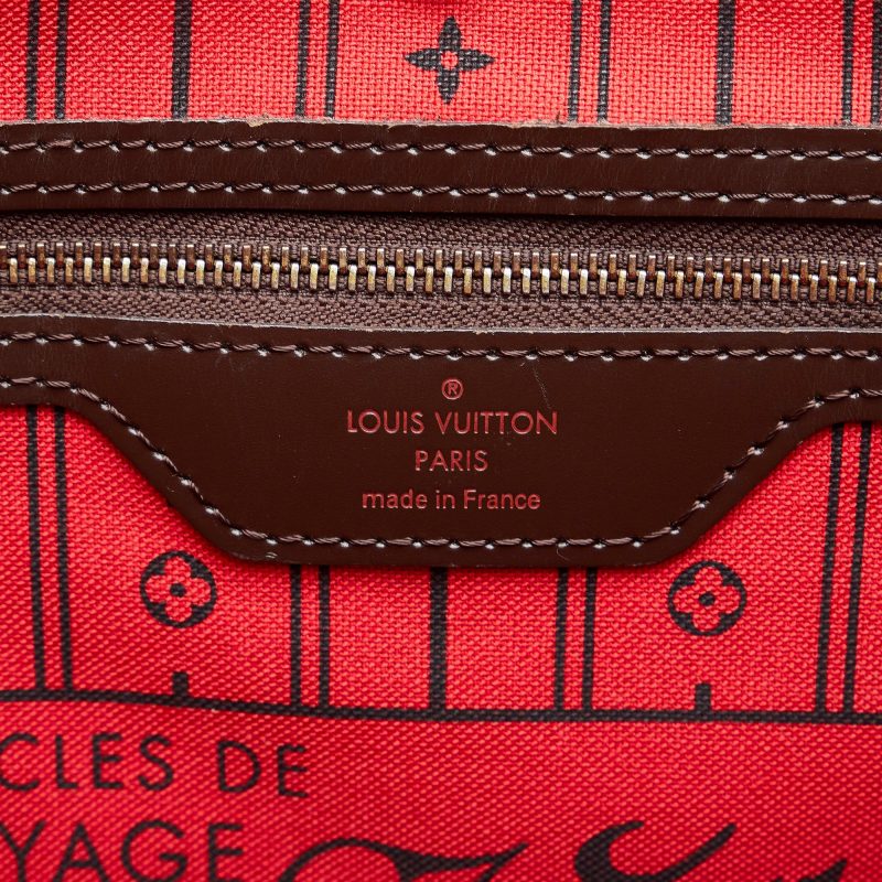 Louis Vuitton Damier Ebene Neverfull MM (SHG-gGAqCN) - Image 6