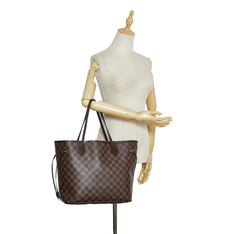 Louis Vuitton Damier Ebene Neverfull MM (SHG-gGAqCN) - Image 4
