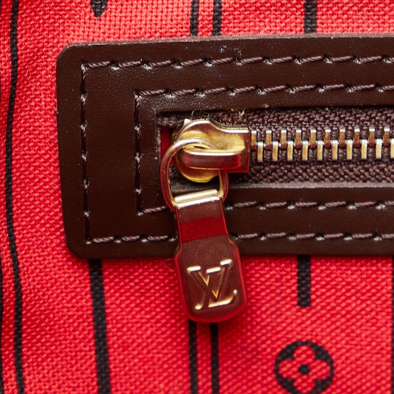 Louis Vuitton Damier Ebene Neverfull MM (SHG-aOKSRW) - Image 8
