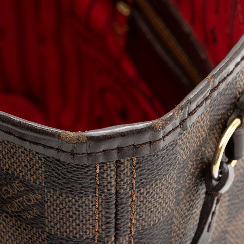 Louis Vuitton Damier Ebene Neverfull PM Tote (SHF-20385) - Image 15