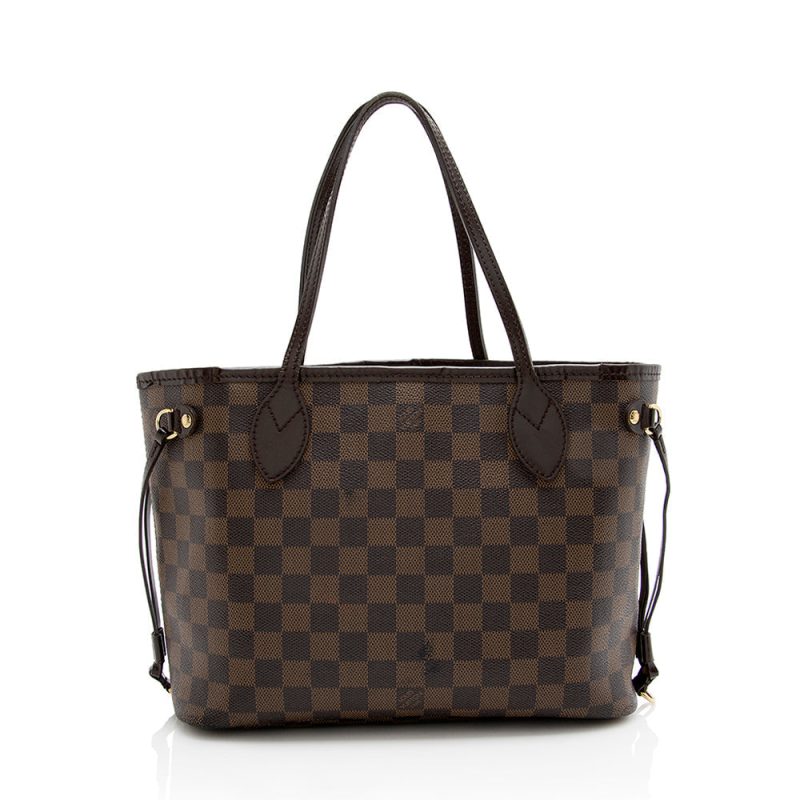 Louis Vuitton Damier Ebene Neverfull PM Tote (SHF-21929) - Image 2