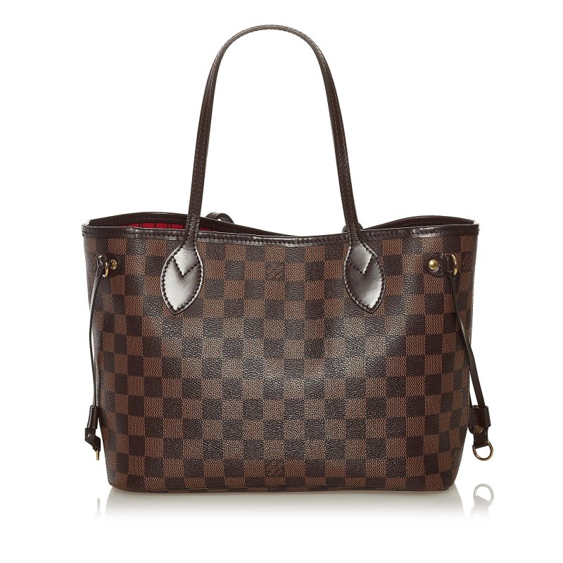 Louis Vuitton Damier Ebene Neverfull PM Tote (SHG-35984) - Image 2