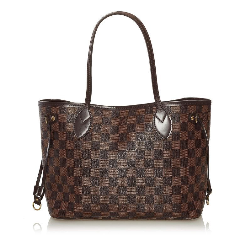 Louis Vuitton Damier Ebene Neverfull PM Tote (SHG-35984) - Image 10