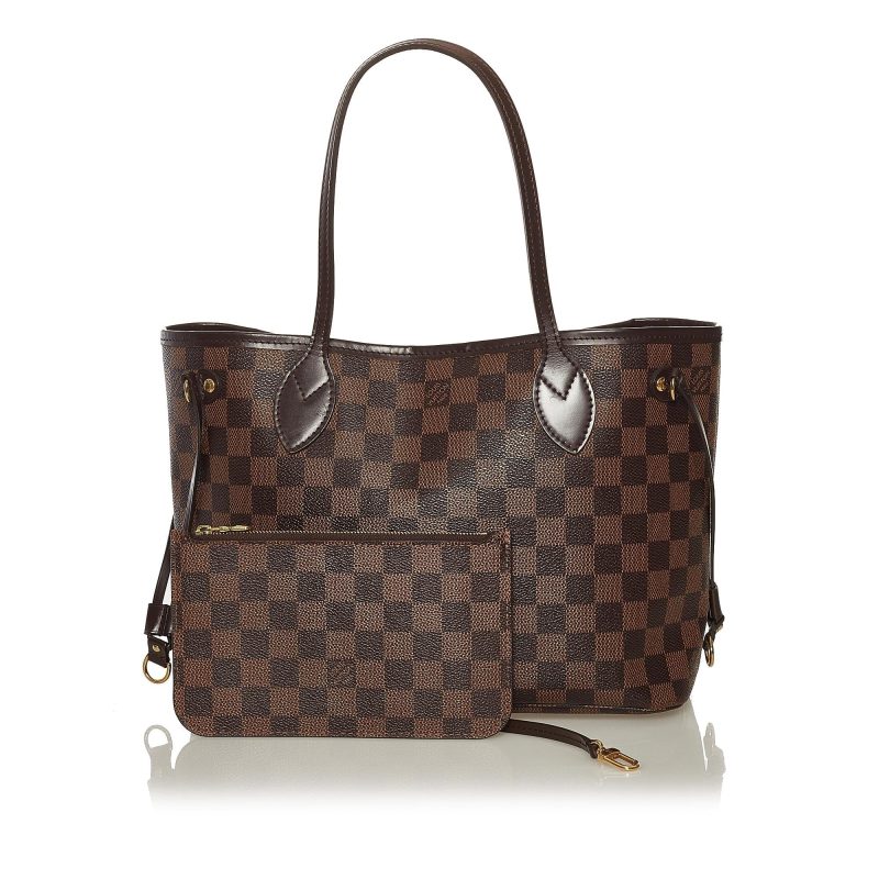 Louis Vuitton Damier Ebene Neverfull PM Tote (SHG-35984) - Image 4