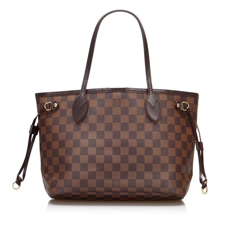 Louis Vuitton Damier Ebene Neverfull PM (SHG-QgLH6w) - Image 9