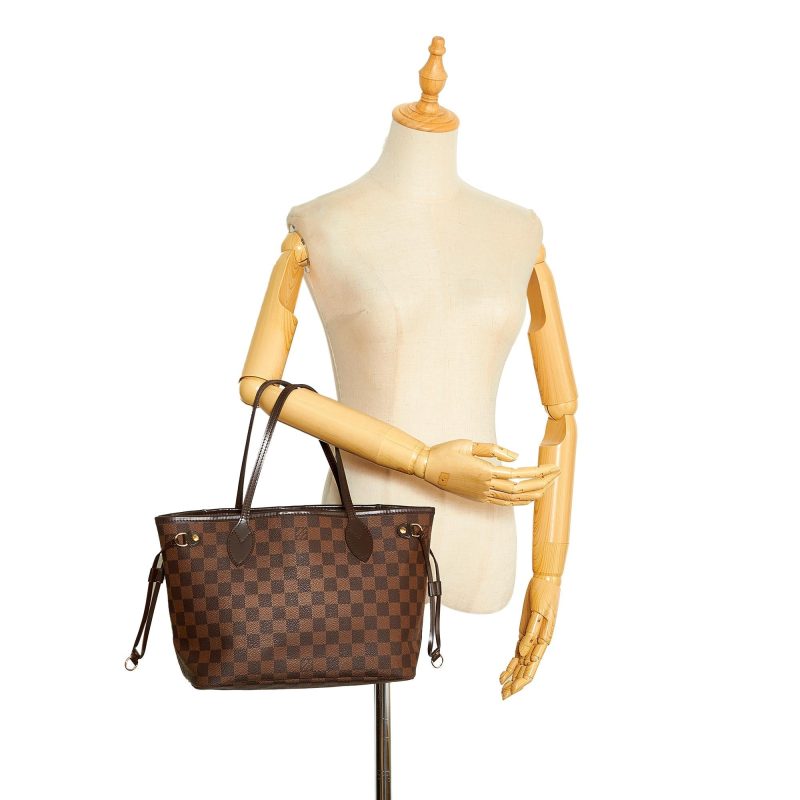 Louis Vuitton Damier Ebene Neverfull PM (SHG-QgLH6w) - Image 4