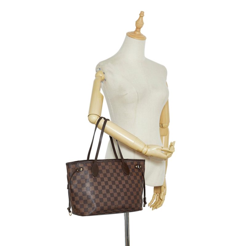 Louis Vuitton Damier Ebene Neverfull PM (SHG-KVqFrS) - Image 4
