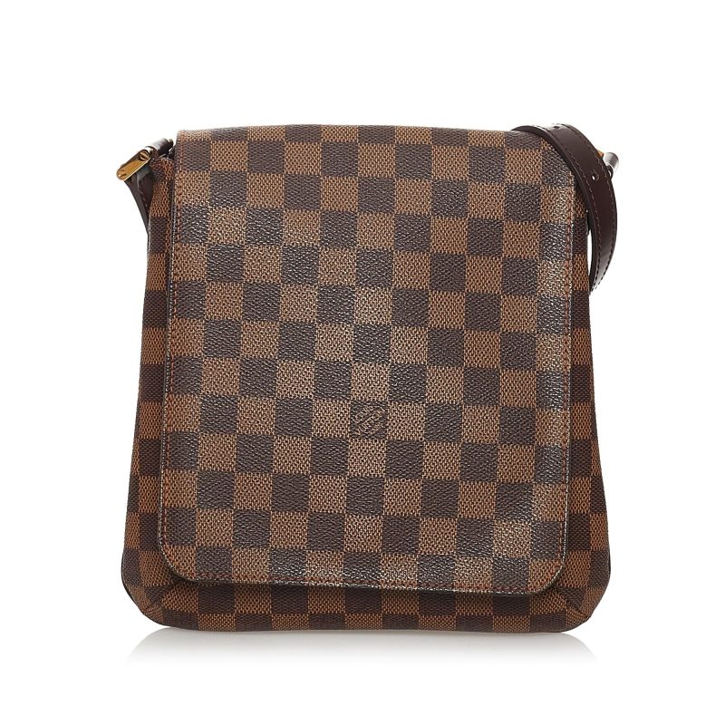 Louis Vuitton Damier Ebene PM Musette Salsa Short Strap (SHG-XwJ0B0) - Image 8