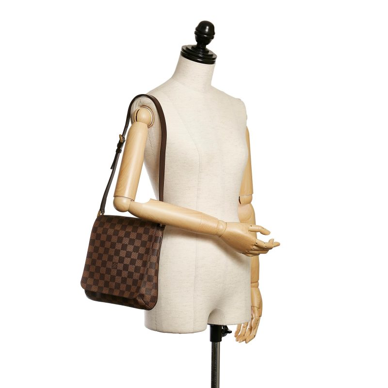 Louis Vuitton Damier Ebene PM Musette Salsa Short Strap (SHG-XwJ0B0) - Image 4