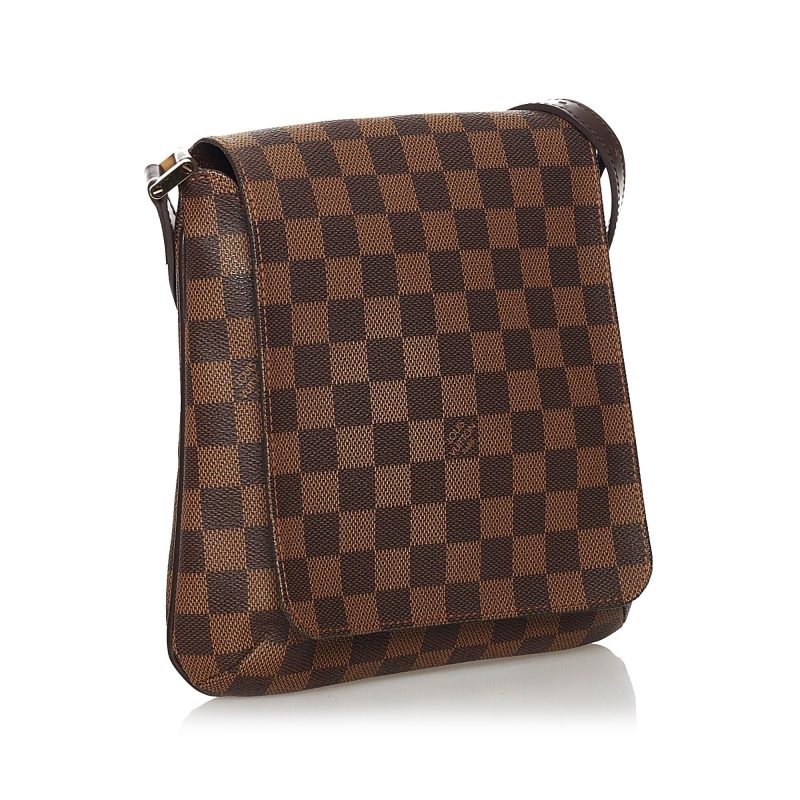 Louis Vuitton Damier Ebene PM Musette Salsa Short Strap (SHG-XwJ0B0)