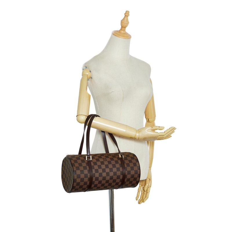 Louis Vuitton Damier Ebene Papillon 30 (SHG-CHwjph) - Image 4