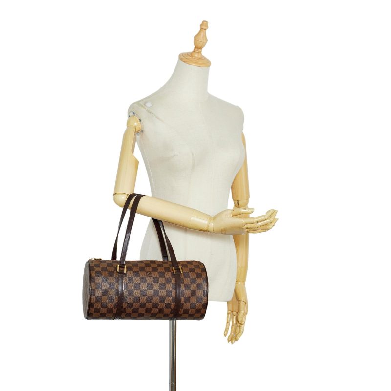 Louis Vuitton Damier Ebene Papillon 30 (SHG-NEqp6C) - Image 4
