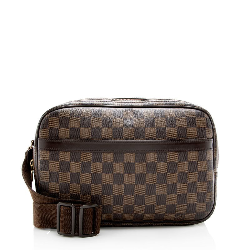Louis Vuitton Damier Ebene Reporter PM Messenger Bag (SHF-18896) - Image 16