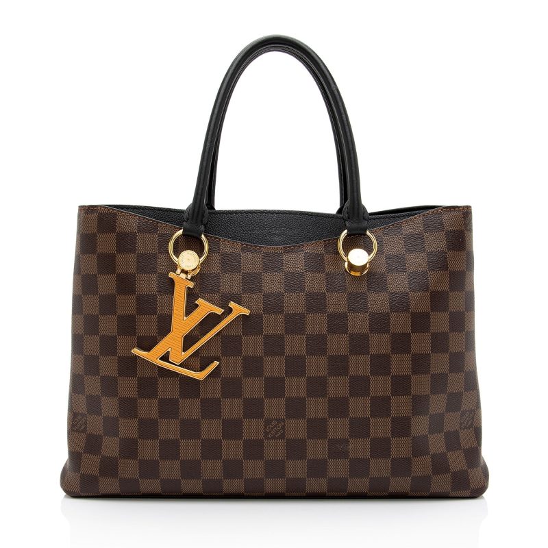 Louis Vuitton Damier Ebene Riverside Tote (SHF-3wS23h) - Image 19