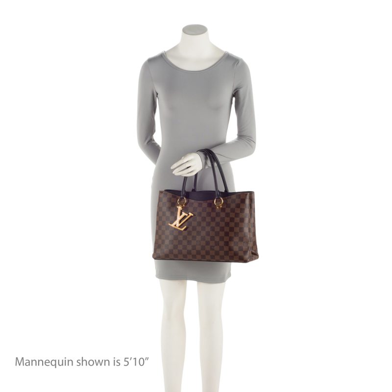 Louis Vuitton Damier Ebene Riverside Tote (SHF-3wS23h) - Image 4