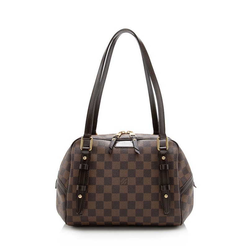 Louis Vuitton Damier Ebene Rivington PM Satchel (SHF-16336) - Image 14