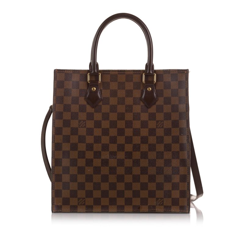 Louis Vuitton Damier Ebene Sac Plat (SHG-2oEhod) - Image 2
