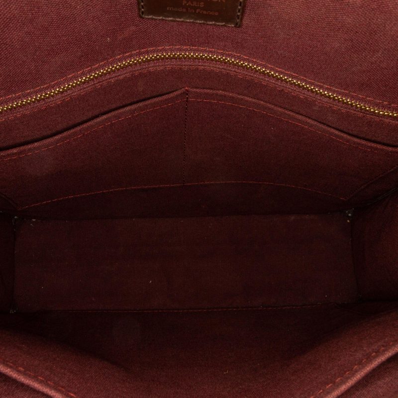 Louis Vuitton Damier Ebene Sac Plat (SHG-2oEhod) - Image 5